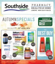 April Catalogue Southside Pharmacy Lismore NSW