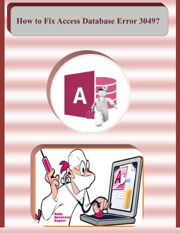 How to Fix Access Database Error 3049?