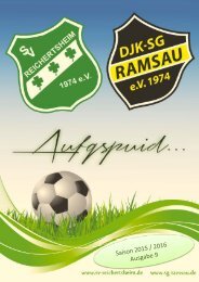 Aufgspuid- Saison 2015/16 Ausgabe 9