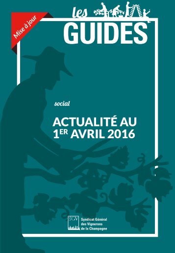Les Guides du SGV - Actualites sociales avril 2016