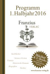 Franzius Verlag Programm 1. Halbjahr 2016