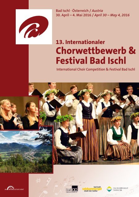 Bad Ischl 2016 - Program Book