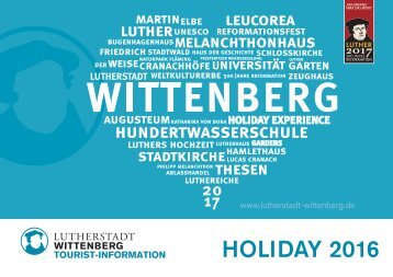 Holiday magazine Lutherstadt Wittenberg