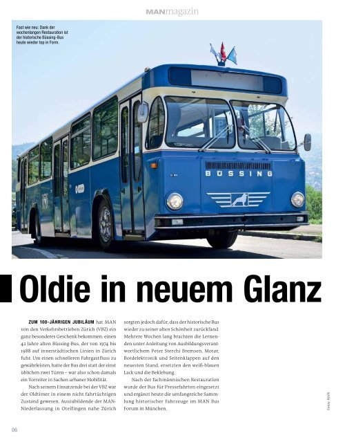 MANmagazin Bus Ausgabe 1/2016