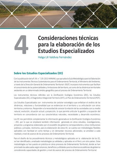 Orientaciones básicas sobre el Ordenamiento Territorial en el Perú