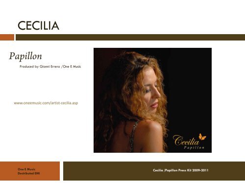 Cecilia – Papillon - One E Music