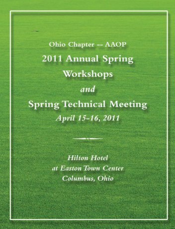 Program - Ohio Chapter -- American Academy of Orthotists and ...