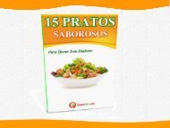 15 Pratos Deliciosos Diabetes