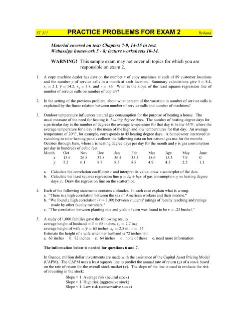 Study practice for sex exam