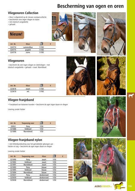 Agrodieren.be paard ruiter stal benodigdheden catalogus 2016