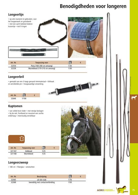 Agrodieren.be paard ruiter stal benodigdheden catalogus 2016