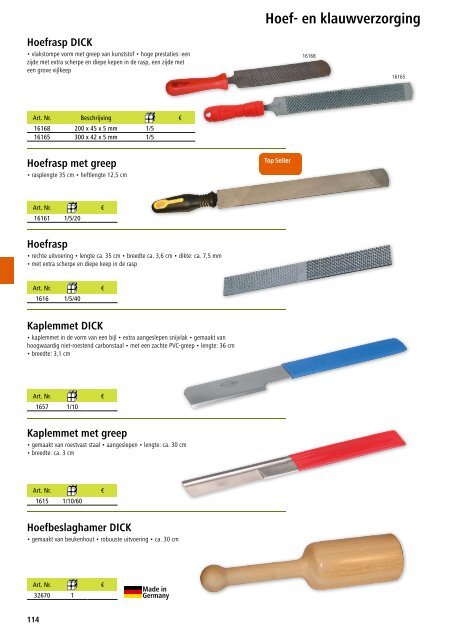 Agrodieren.be landbouwbenodigdheden catalogus 2016