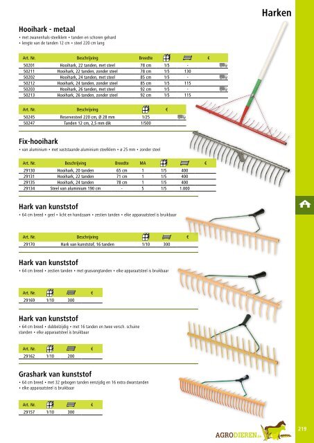 Agrodieren.be landbouwbenodigdheden catalogus 2016