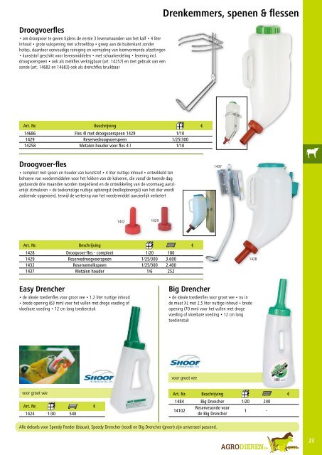 Agrodieren.be landbouwbenodigdheden catalogus 2016