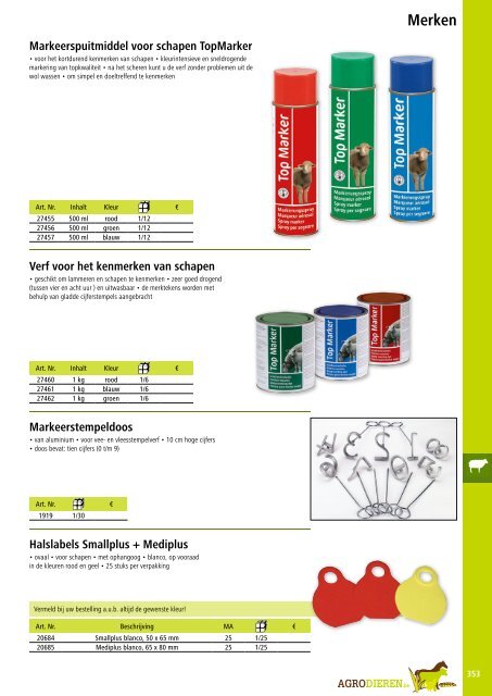 Agrodieren.be landbouwbenodigdheden catalogus 2016