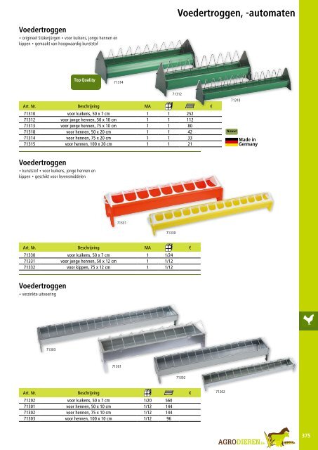 Agrodieren.be landbouwbenodigdheden catalogus 2016