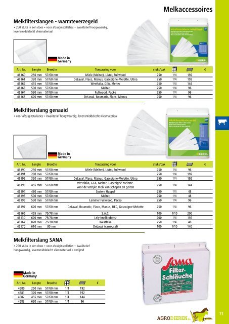 Agrodieren.be landbouwbenodigdheden catalogus 2016