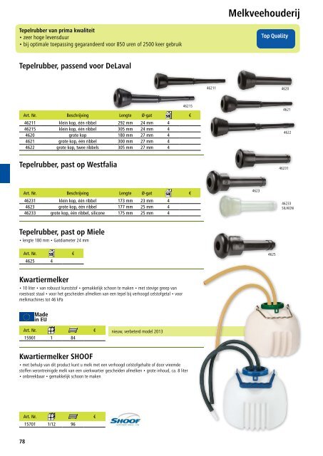 Agrodieren.be landbouwbenodigdheden catalogus 2016