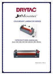 cold- mount laminator series - Hot Press