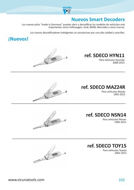 Catálogo de Herramientas 2016