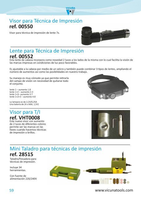 Catálogo de Herramientas 2016