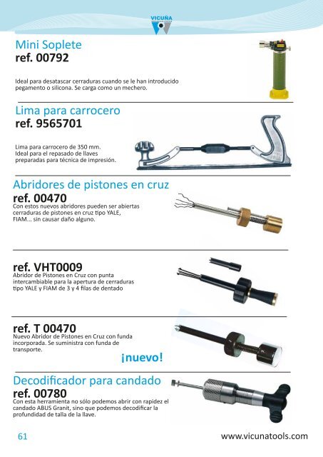 Catálogo de Herramientas 2016