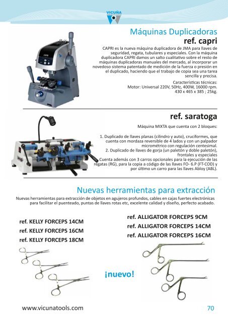 Catálogo de Herramientas 2016