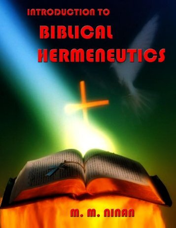 Biblical Hermeneutics
