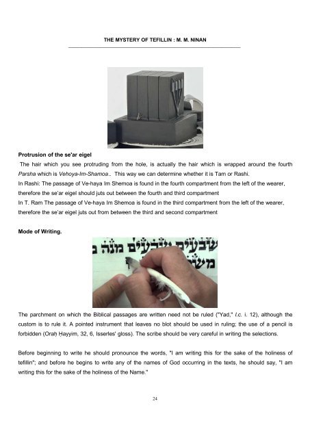 The Mystery of tefillin