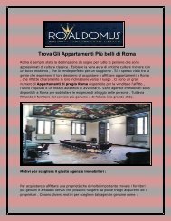 Trova Gli Appartamenti Più belli di Roma