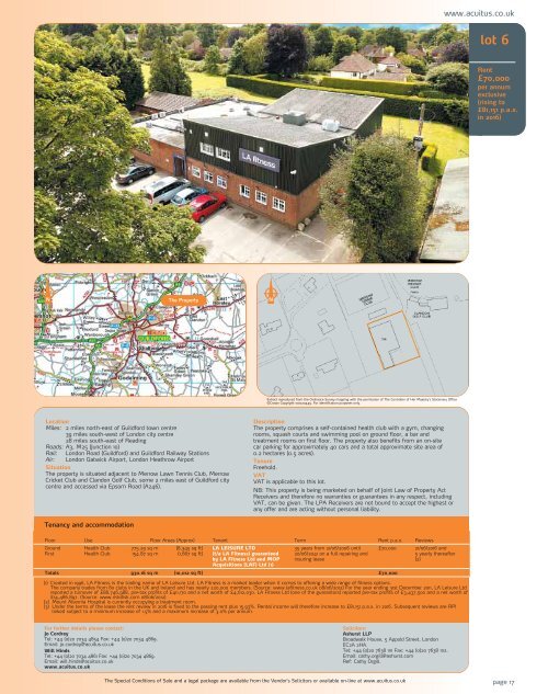 LA Fitness, Epsom Road (A246), Merrow Guildford, Surrey ... - Acuitus