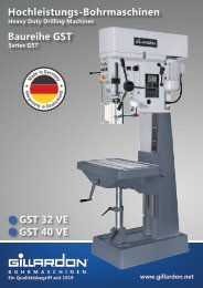 Hochleistungs-Ständerbohrmaschinen Baureihe GST