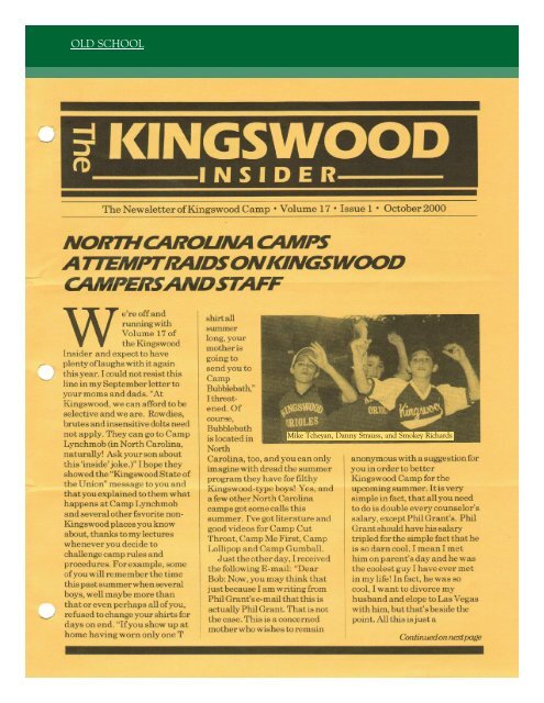 Kingswood For Life Issue 3