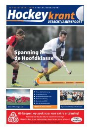 Hockeykrant Utrecht/Amersfoort Voorjaar 2016