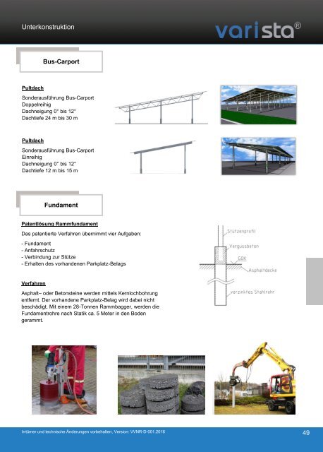 Photovoltaik-Gesamtkatalog varista 2016 - 2017