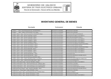 INVENTARIO GENERAL DE BIENES - Siteur.gob.mx