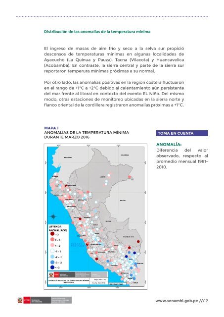 BOLETÍN CLIMÁTICO NACIONAL