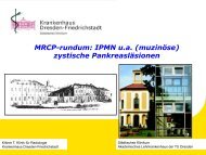 MRCP-rundum: IPMN u.a. (muzinöse) zystische Pankreasläsionen