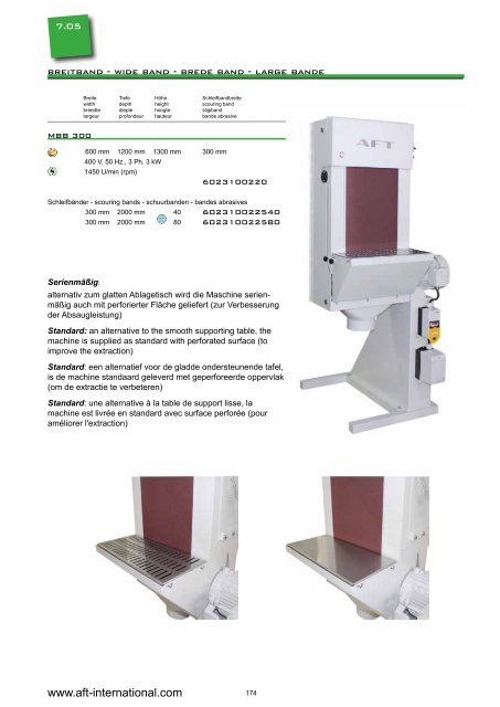 catalog AFT Maschinen