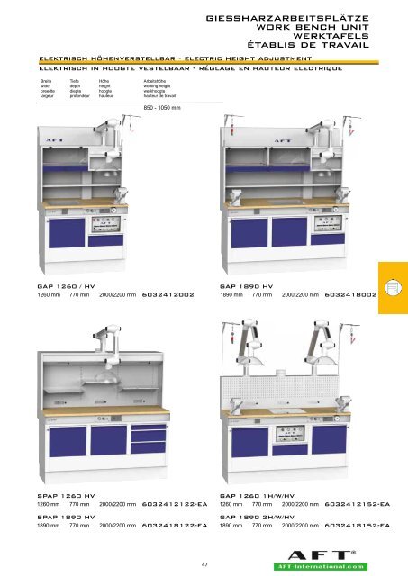 catalog AFT Maschinen