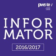 INFORMATOR PWSTE JAROSLAW 2016/2017