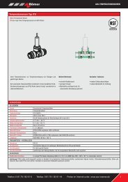 AVS-Temperatursensor Typ ITS  Inline Temperature Sensor