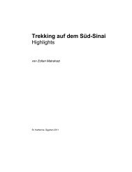 Trekking auf dem Süd-Sinai - Discover Sinai