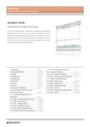 Analysis Tools Technisches Analysewerkzeug - Swissquote