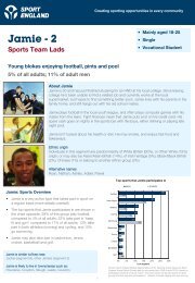 Jamie - 2 Sports Team Lads - Market Segmentation - Sport England