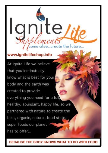 Ignite Life South African Nutritional Product Catalogue