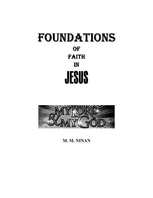 Foundations of Faith