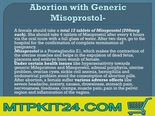 MTP Kit- End Pregnancy in a Secret Mode with Abortion Pill