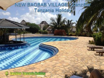 NEW BAOBAB VILLAGE - zanzibar Tanzania Holiday