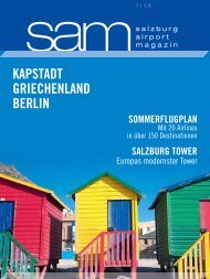 Salzburg Airport Magazin SAM 2014-01